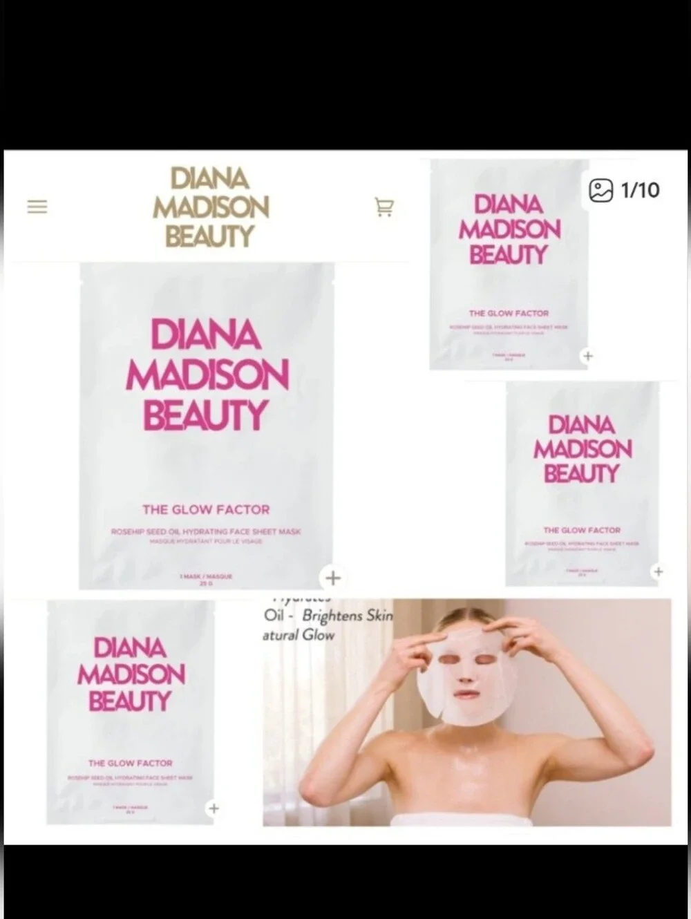 Diana Madison Masks Lot